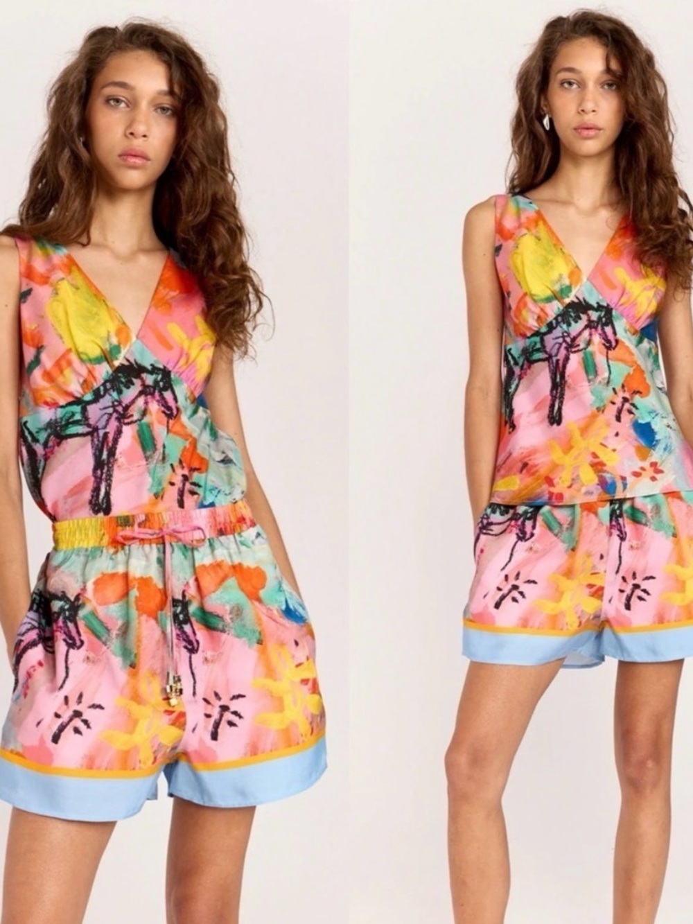 NWT Romy Set Rodeo Top and Short